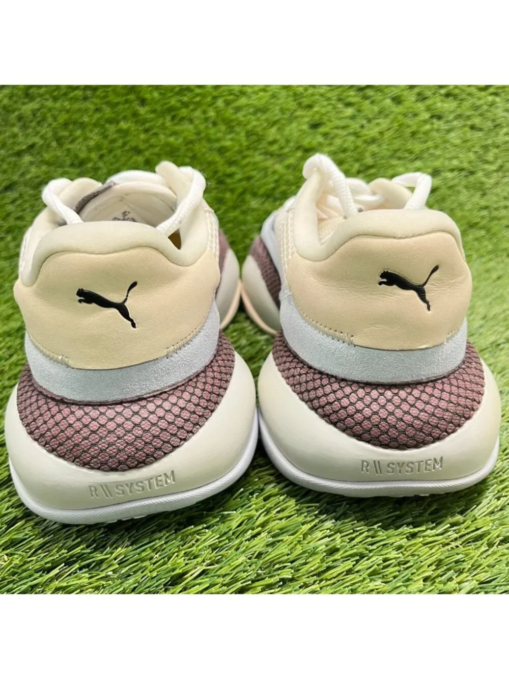Puma Alteration Blitz Mens Size 8.5 Cream Ivory Athletic Walking Shoes Sneakers